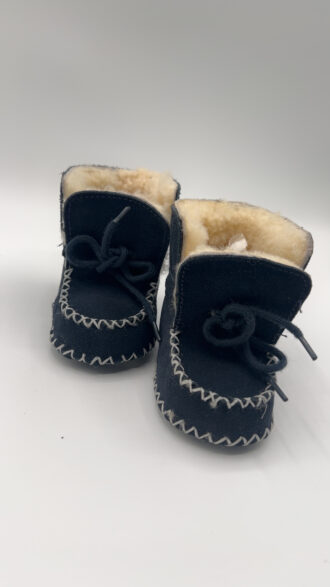 Polo Ralph Lauren Unisex - Child Pocono Navy Suede Boot