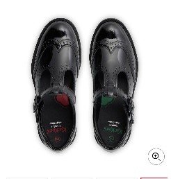 Youth Womens Lacly Brogue T-Bar